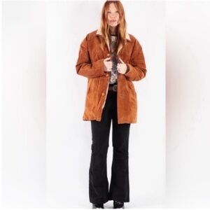 Pacific Trail Brown Corduroy Sherpa-Lined Coat Jacket
Size 40